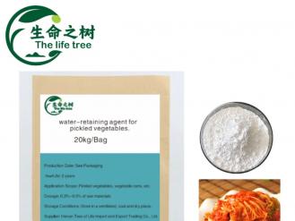 Agente de retención de agua vegetal en escabeche